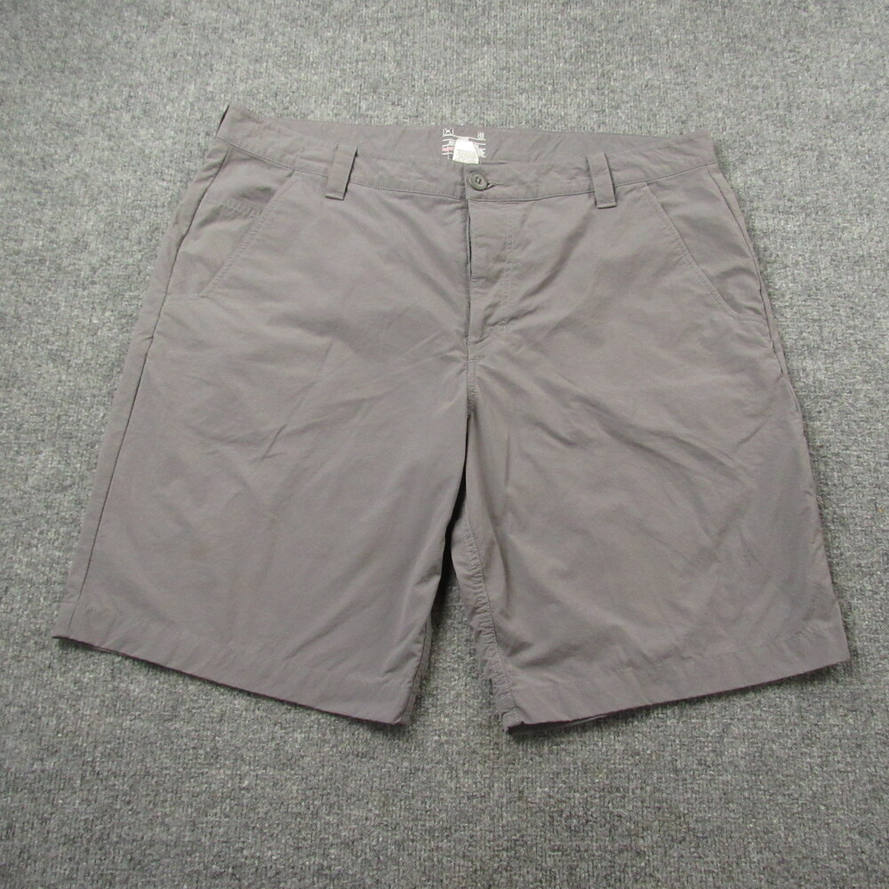 Under Armour Shorts Men 40x10 Grey Chesapeake Hydro Armour Nylon Outdoor Ripstop